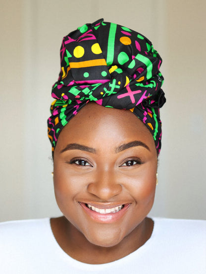 Angel African Print Headwrap