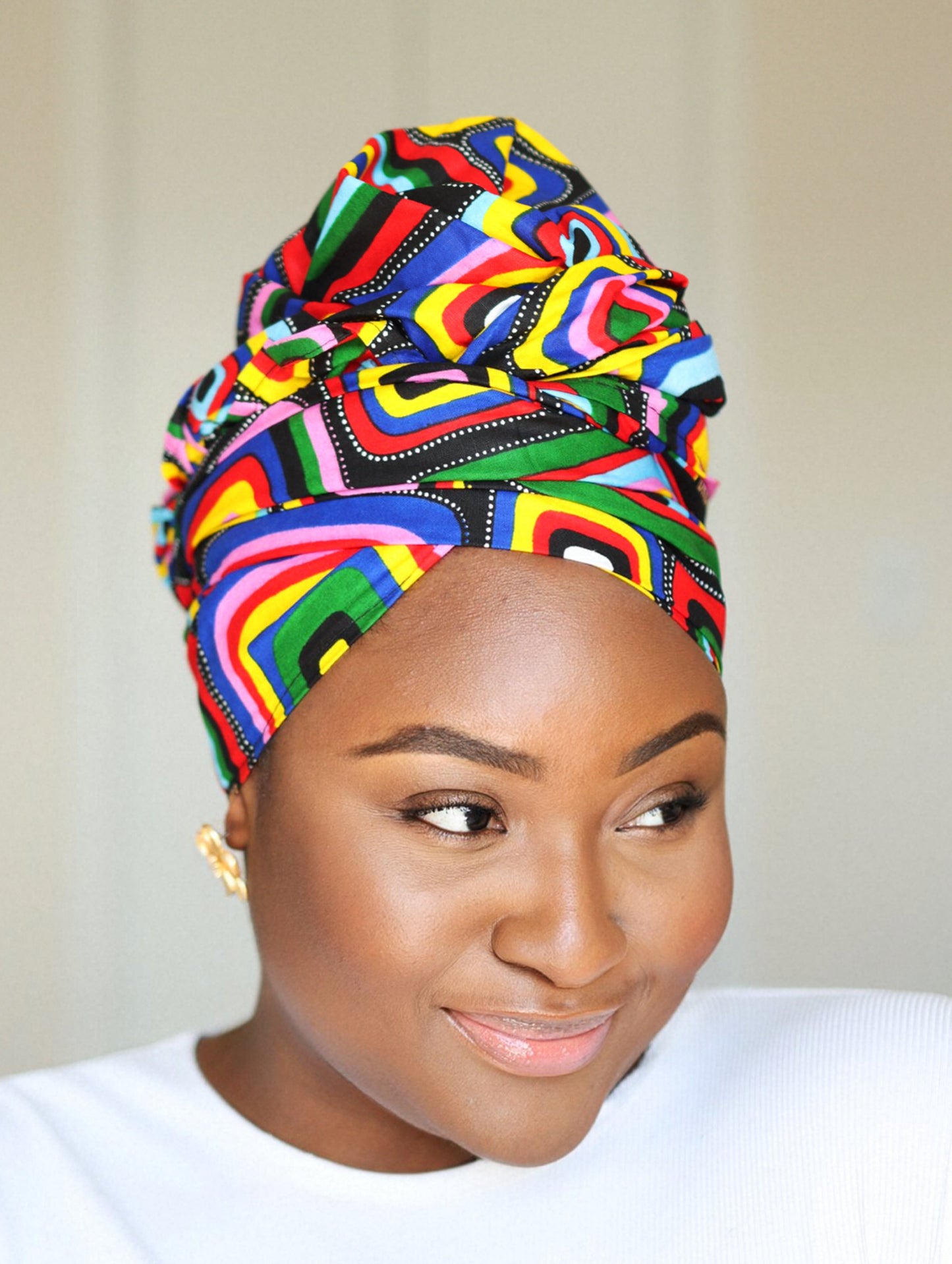 Trish African Print Headwrap