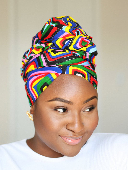 Trish African Print Headwrap