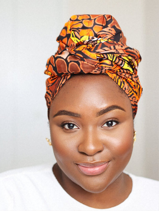 Fiban African Print Headwrap