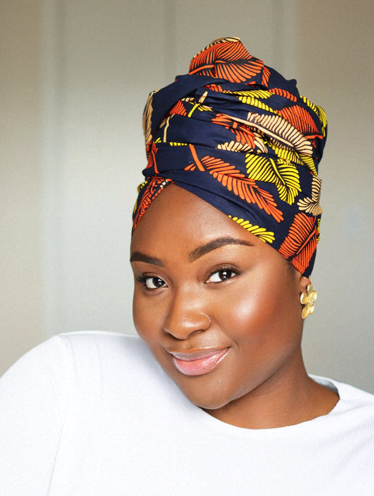 Aby African Print Headwrap