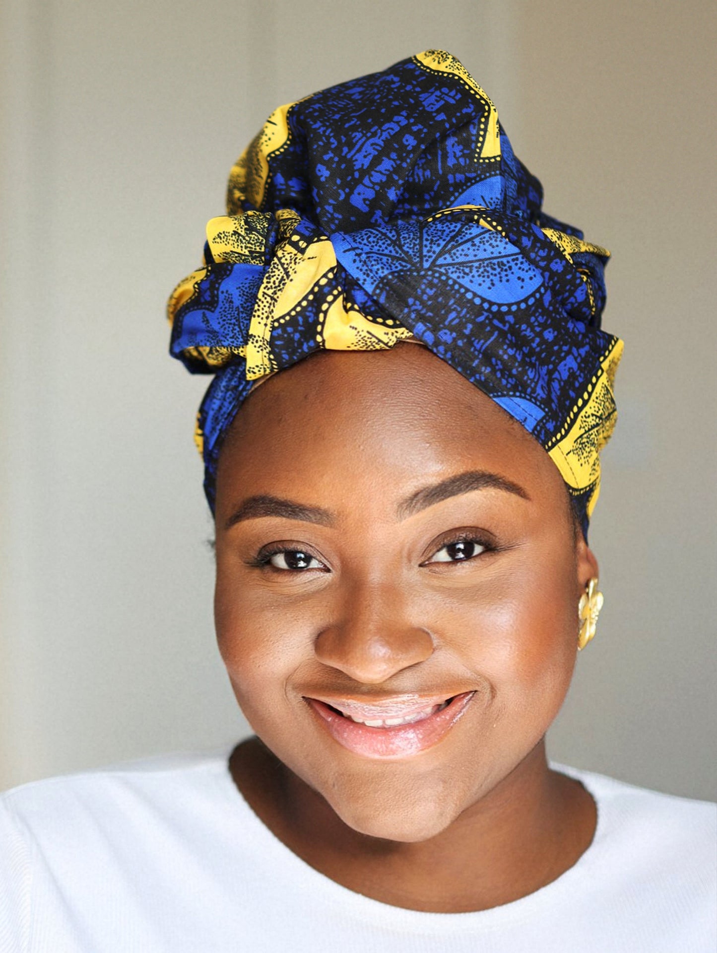 Bluse African Print Headwrap