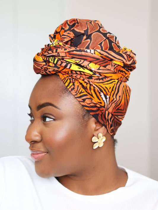 Fiban African Print Headwrap