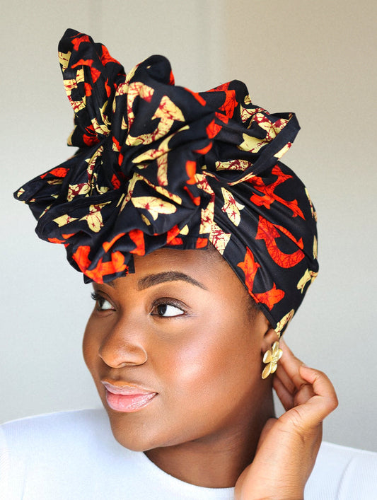 Ariel African Print Headwrap